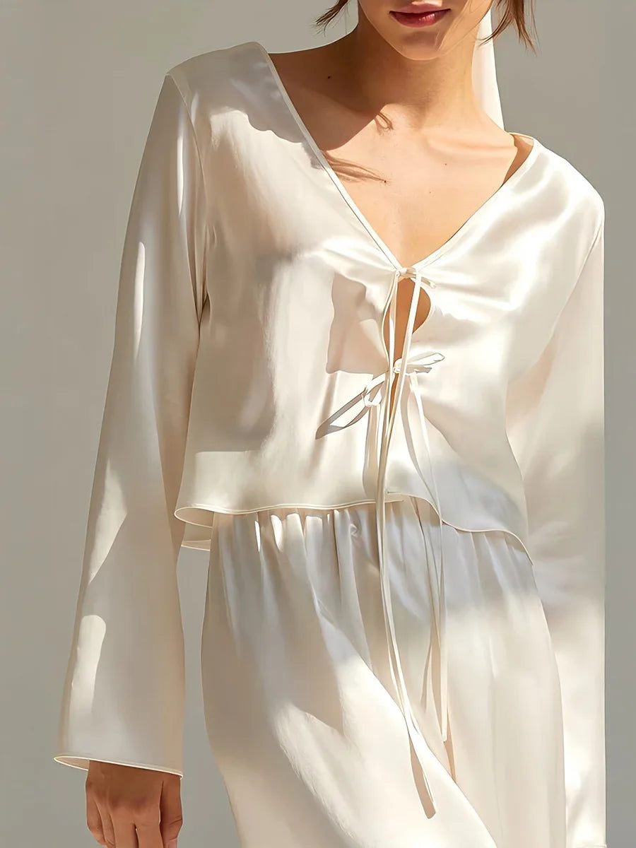 Clara Silk Night Set
