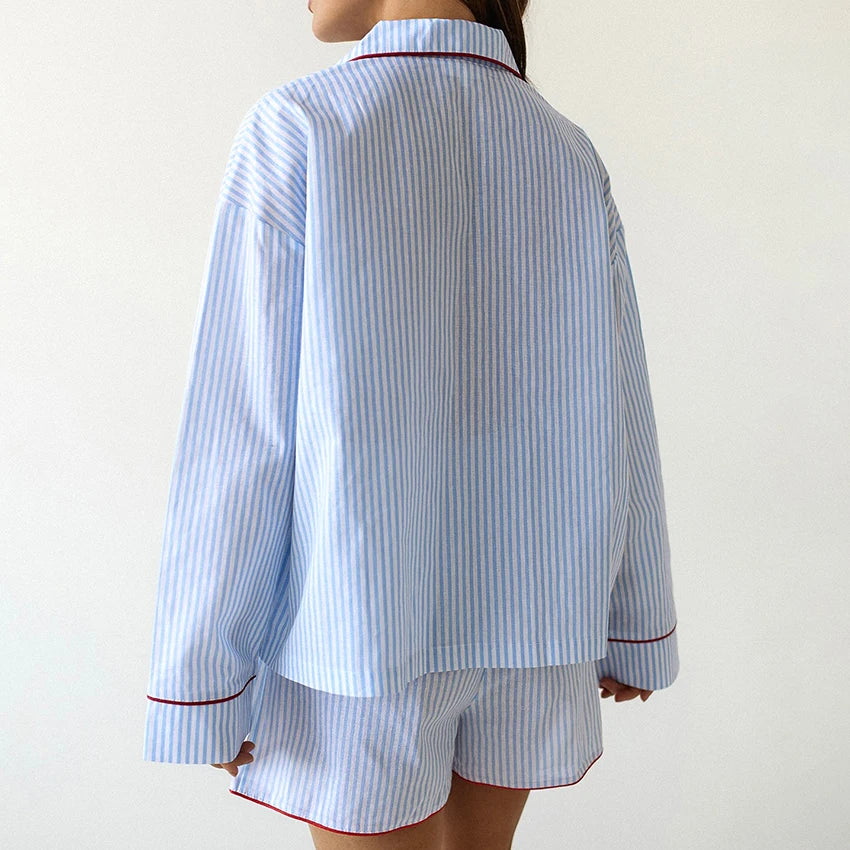 The Isla Blue Cotton Set