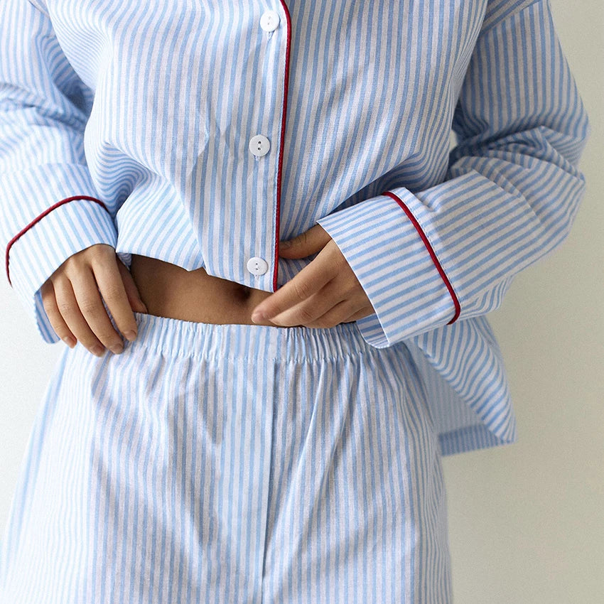 The Isla Blue Cotton Set