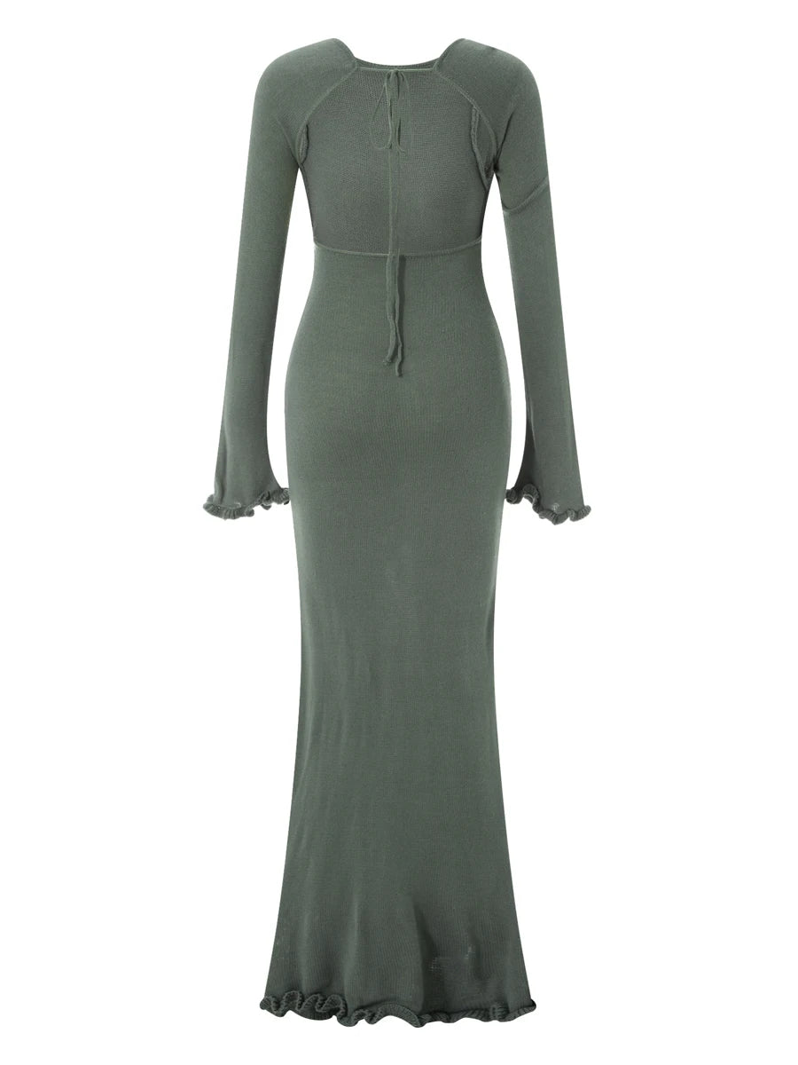 Backless Long Dress - Maxi