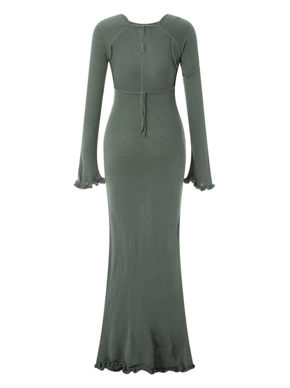 Backless Long Dress - Maxi