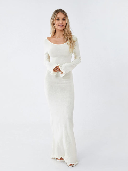 Backless Long Dress - Maxi